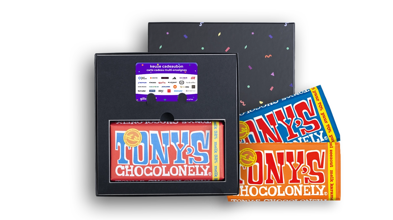 Cadeaupakket Tony’s Chocolonely: onweerstaanbaar lekker